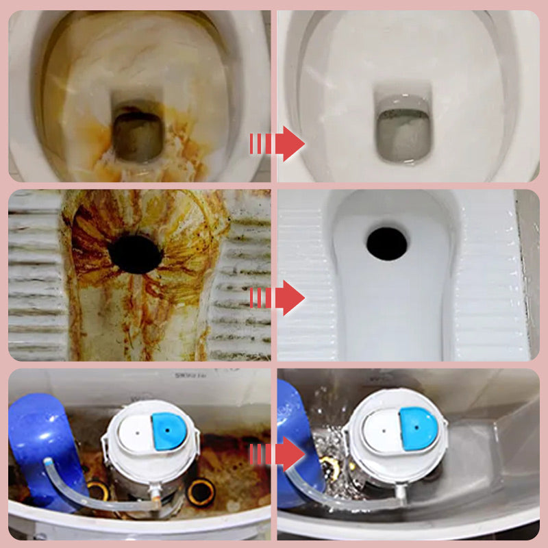 🚽 Duftender Toilettenreiniger – Kraftvoller Fleckenentferner und Geruchsneutralisierer, lang anhaltende Frische, wirksames Desinfektionsmittel für die Badezimmerhygiene🦠❌