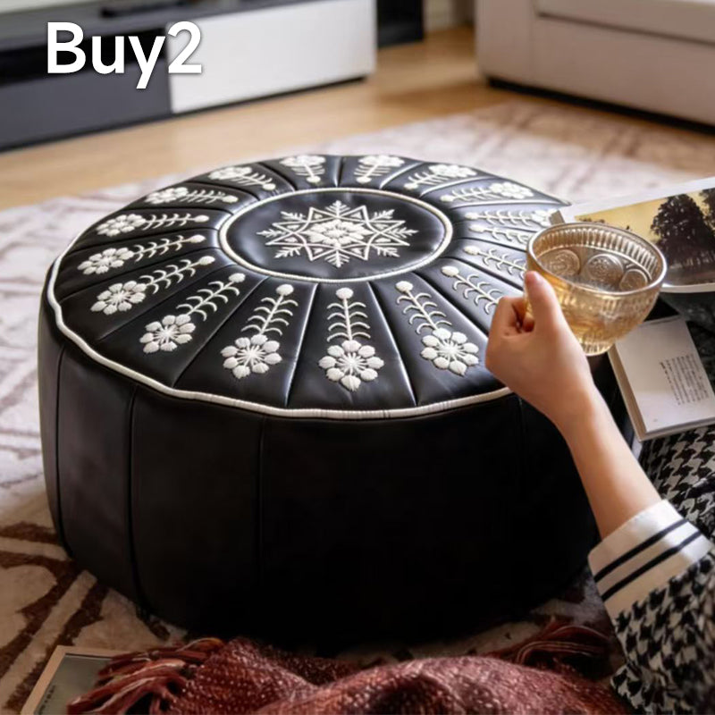 🪑 Vielseitiger runder Stauraumsitz – Sitzplatz & versteckter Stauraum in einem – perfekt für Flur, Schlafzimmer & Wohnzimmer | Versandfrei