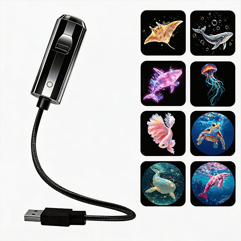 🌌 Plug-and-Play-USB-Projektor – Galaxie & Ozean in HD – Über 50.000 begeisterte Nutzer – Sofortige magische Atmosphäre ✨