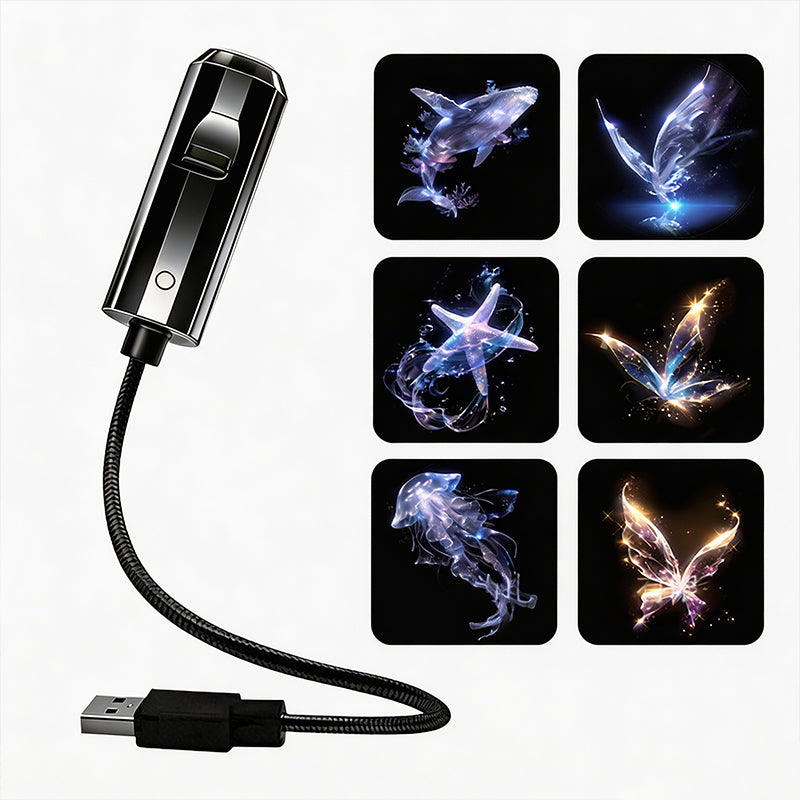 🌌 Plug-and-Play-USB-Projektor – Galaxie & Ozean in HD – Über 50.000 begeisterte Nutzer – Sofortige magische Atmosphäre ✨