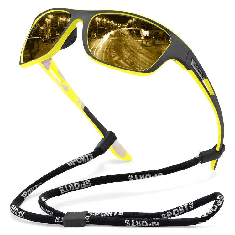 2026 Herren-Outdoor-Sportsonnenbrille mit entspiegelten, polarisierten Gläsern