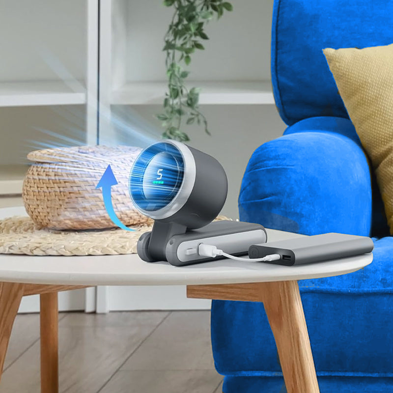 🔥3-in-1-Turbo-Handventilator🌬️🇬🇧 5 Geschwindigkeitsstufen, 24-Stunden-Akku 🔋 | Das perfekte Vatertagsgeschenk für Papa und Pendler 🎁