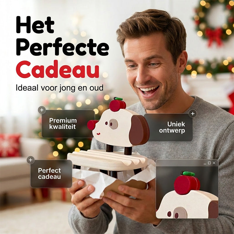 Niedlicher Handyhalter in Form eines Cartoon-Stuhls