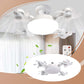 🌀Neuer Deckenventilator mit Beleuchtung und E27-Fassung – Leiser 2-in-1-LED-Ventilator mit Fernbedienung, energieeffiziente Kombination aus Kühlung und Beleuchtung für das Schlafzimmer