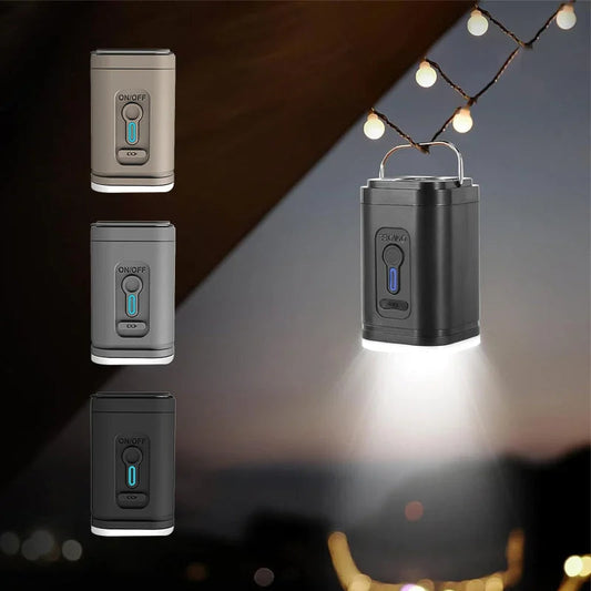 🏕️ Wiederaufladbare Camping-Luftpumpe – LED-Licht, schnelles Aufpumpen, kompakt – Zahlung per Nachnahme 🔋