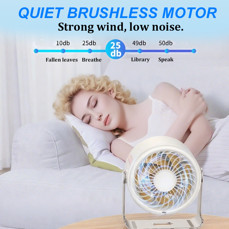 🔥Heißer Verkauf (💥50 % RABATT)🔥Mini-Tischventilator mit 100 Geschwindigkeiten und Digitalanzeige