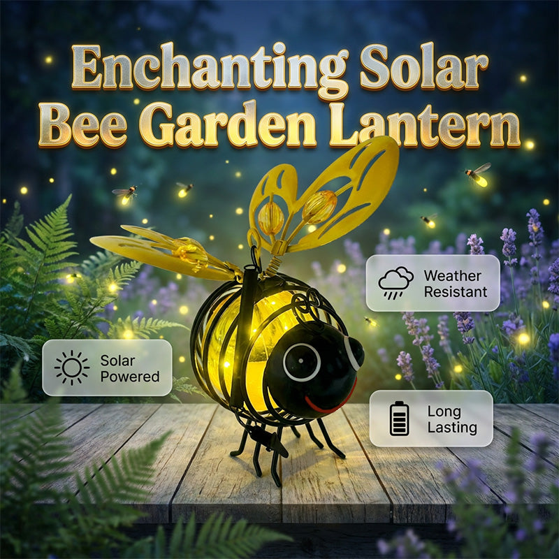 🐝 Solar-Hängeleuchte mit Biene für den Außenbereich – Das perfekte Geschenk für Pflanzenliebhaber, Mütter oder einfach jeden, der gerne lächelt ❤️