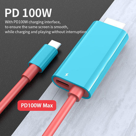 🎮⚡ HEISSER SALE 2026 – 50% RABATT! USB-C auf HDMI Adapterkabel PD 100W – Perfekt für Nintendo Switch, Laden & Bildübertragung gleichzeitig ✨