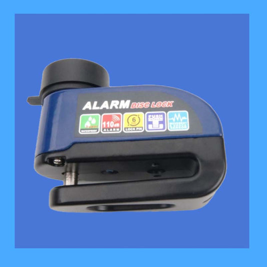 🔑 Einfach zu bedienendes Scheibenradschloss mit Alarm und „Push-to-Lock“-Funktion – wasserdicht und besonders robust