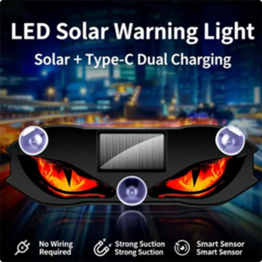 🚗🔆 Solarbetriebene LED-Warblampe für das Auto – 50 % Rabatt! Solarbetrieben, wetterfest, schaltet sich bei Dunkelheit automatisch ein – für mehr Sicherheit am Straßenrand. 🔥🛡️