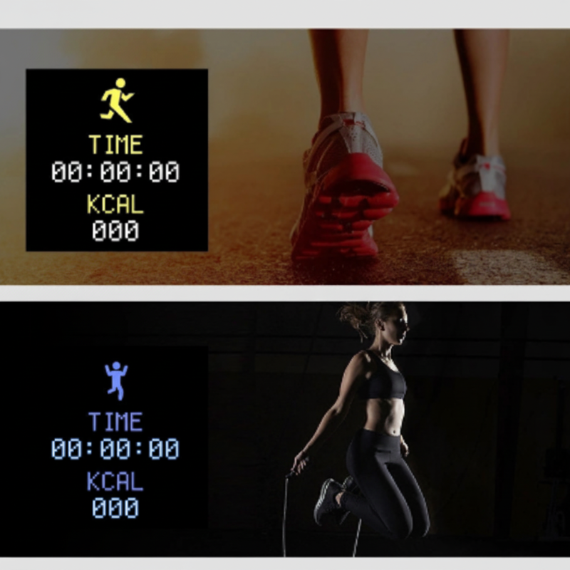 Smartwatch mit Gesundheits- und Fitness-Tracker