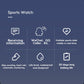 Smartwatch mit Gesundheits- und Fitness-Tracker
