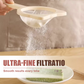 🧺 57% RABATT! 🥣 Multifunktionelles Küchensieb-Set mit Trichter – Feines Edelstahlsieb – Ideal für Saft, Soßen, Suppen oder Babynahrung – stabil, leicht zu reinigen & vielseitig 🍲✨🔪