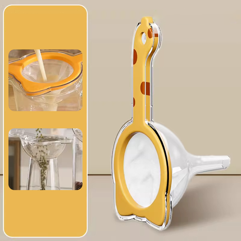 🧺 57% RABATT! 🥣 Multifunktionelles Küchensieb-Set mit Trichter – Feines Edelstahlsieb – Ideal für Saft, Soßen, Suppen oder Babynahrung – stabil, leicht zu reinigen & vielseitig 🍲✨🔪