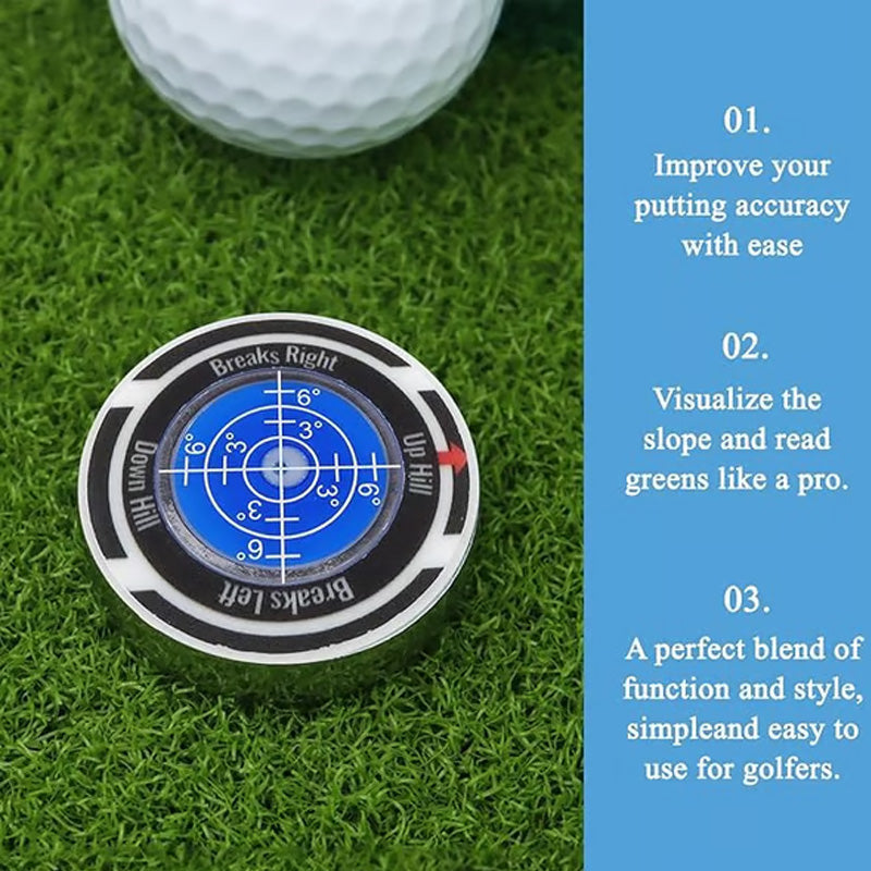 Precision Golf – Grün-Neigungsmesser und Ballmarker
