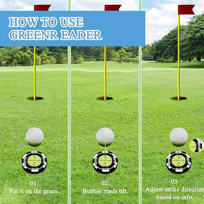 Precision Golf – Grün-Neigungsmesser und Ballmarker