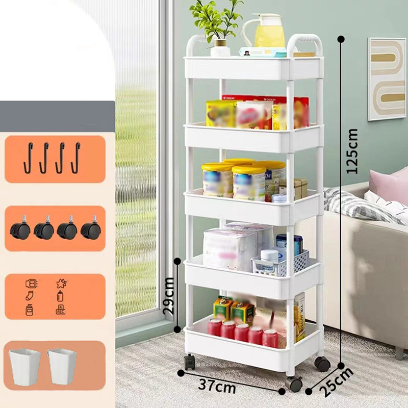 Mobile Kitchen Storage Organizer Rack