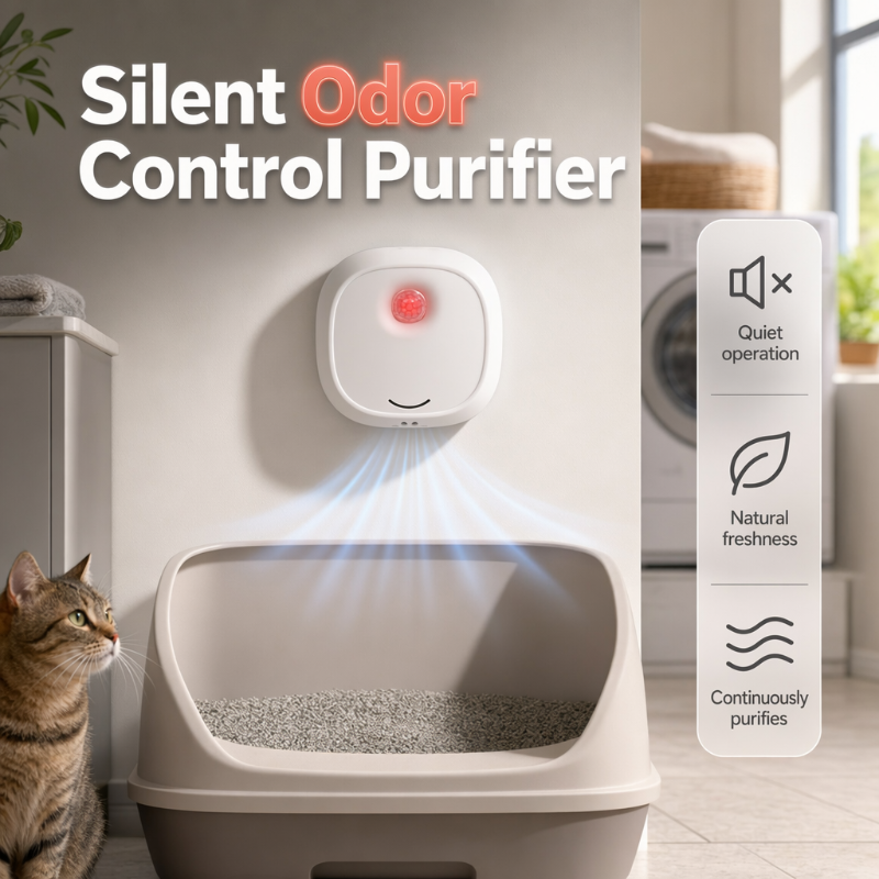 🔥Nur für kurze Zeit 50 % Rabatt! 🌬️Verabschieden Sie sich damit von unangenehmen Gerüchen! Smart Quiet Geruchsentferner für Haustiere