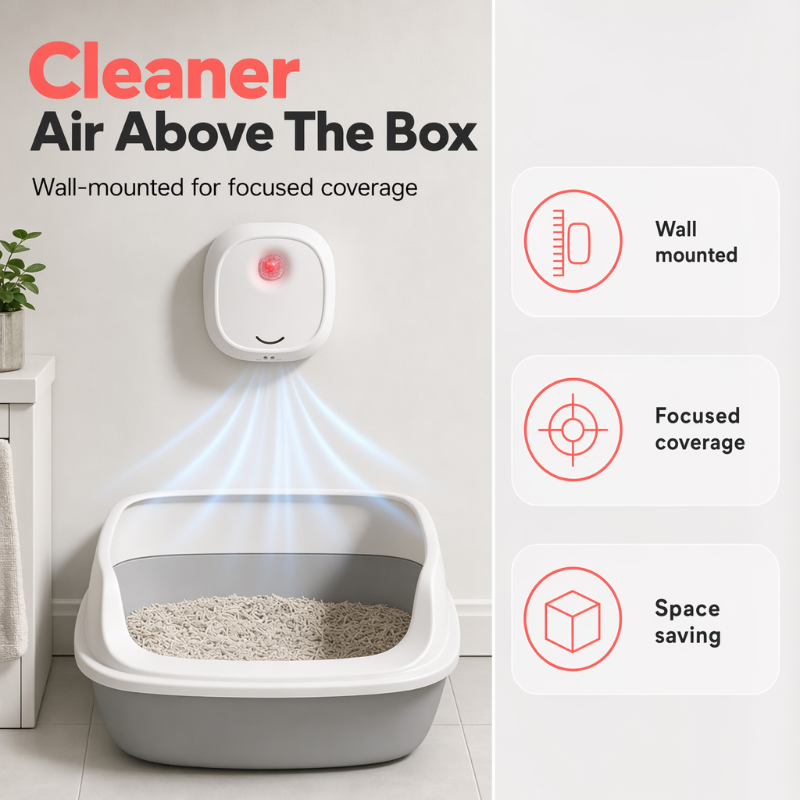 🔥Nur für kurze Zeit 50 % Rabatt! 🌬️Verabschieden Sie sich damit von unangenehmen Gerüchen! Smart Quiet Geruchsentferner für Haustiere