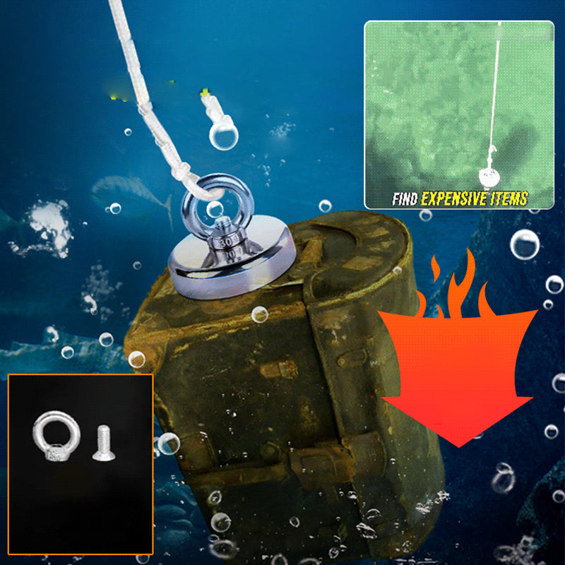🧲 JETZT 50 % RABATT! ⚓ Magnet-Set für die Bergung aus tiefen Gewässern – Starke Anziehungskraft, rostbeständig und langlebig – Perfekt für die Schatzsuche und Bergung unter Wasser 💰