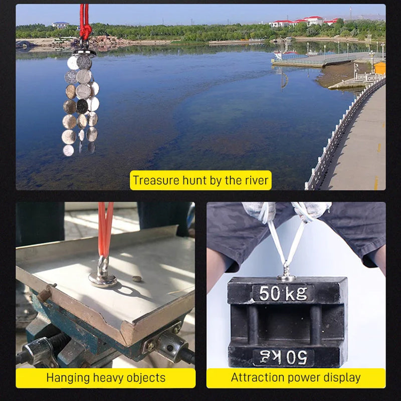 🧲 JETZT 50 % RABATT! ⚓ Magnet-Set für die Bergung aus tiefen Gewässern – Starke Anziehungskraft, rostbeständig und langlebig – Perfekt für die Schatzsuche und Bergung unter Wasser 💰