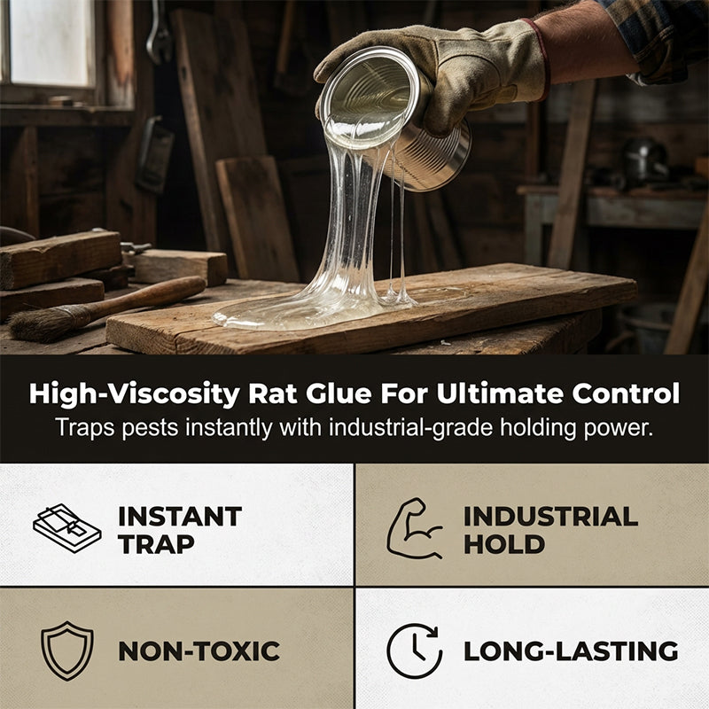 High-Viscosity Mouse & Rat Glue🔥（Extrem starke Klebkraft, keine Flucht möglich）