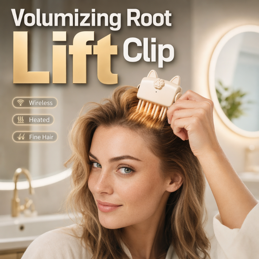 🎉Über 48.000 verkaufte Exemplare 💇 Kabelloser, beheizbarer Clip für mehr Volumen am Haaransatz, tragbares Haarstyling-Gerät für Reisen, ideal für glattes, feines Haar