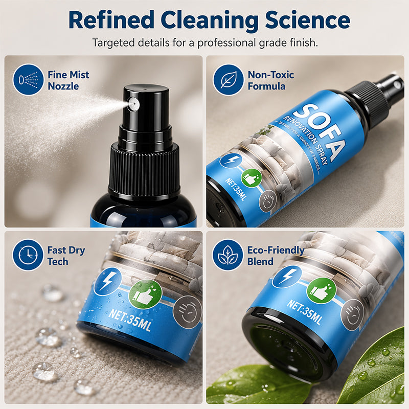 🥳2026 HEISSER VERKAUF🥳💞ÜBER 50.000 VERKAUFT!🛋️✨ 57 % RABATT! Textilreiniger-Spray ohne Nachspülen – einfach aufsprühen und abwischen – kein Wasser, kein Nachspülen. Perfekt für Sofas, Teppiche und Polster – in wenigen Minuten wieder frisch! 🧼💨