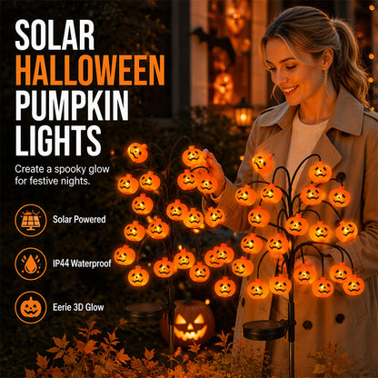 🥳HEISSER VERKAUF 2026🥳💞ÜBER 50.000 VERKAUFT!🎃🦇 50 % RABATT!👻Wasserdichte Halloween-Kürbis-Solar-Lichterkette