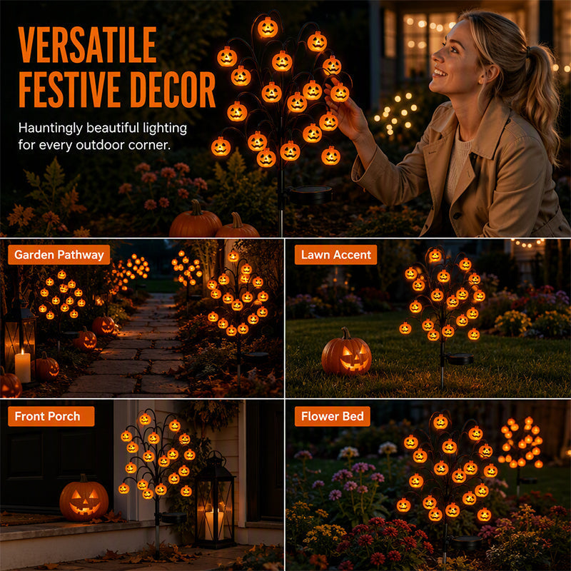 🥳HEISSER VERKAUF 2026🥳💞ÜBER 50.000 VERKAUFT!🎃🦇 50 % RABATT!👻Wasserdichte Halloween-Kürbis-Solar-Lichterkette