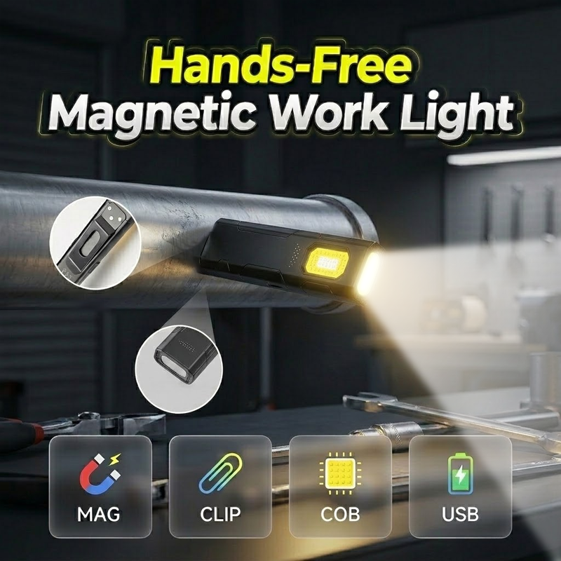 Freihändige magnetische Arbeitsleuchte