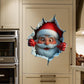🎅Weihnachtsmann-Überraschung – 3D-Wandtattoos