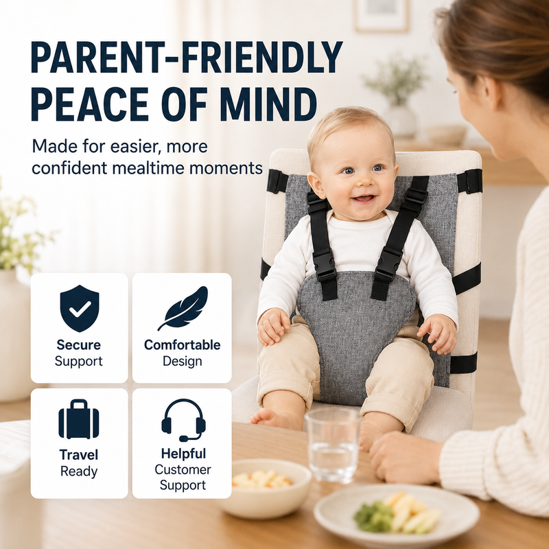 👶Sicherheitsgurt für tragbaren Kinderhochstuhl