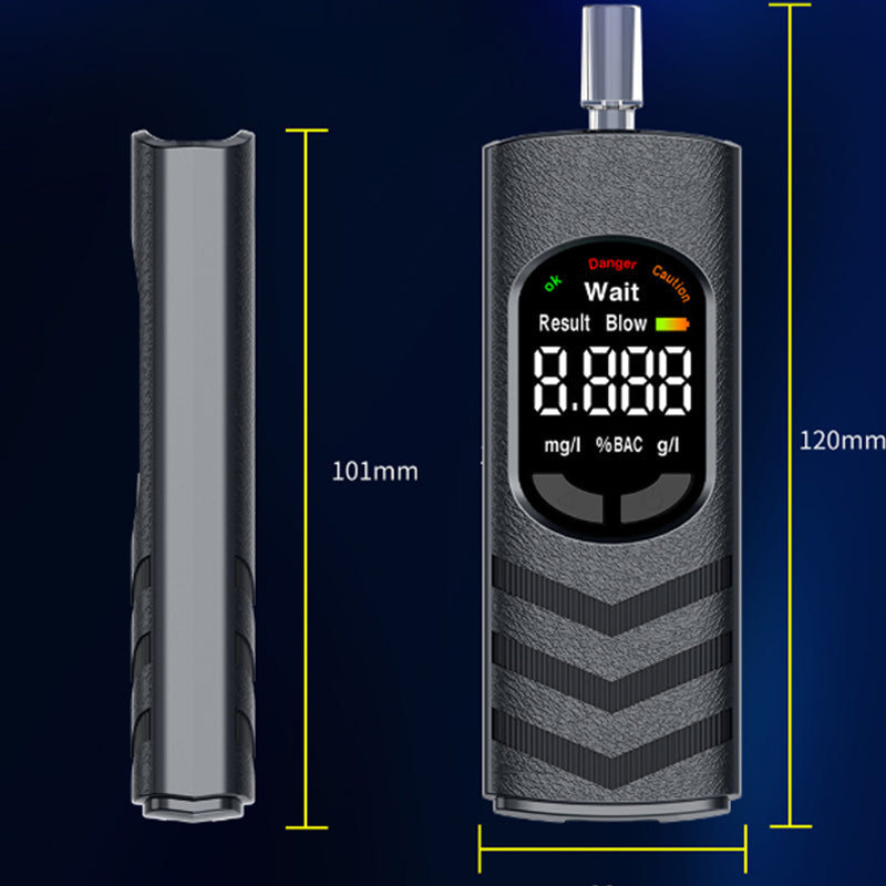 📢📢50 % RABATT!! ⏰🚔Nachfüllbarer Alkoholtester mit LCD-Display und Sprachausgabe