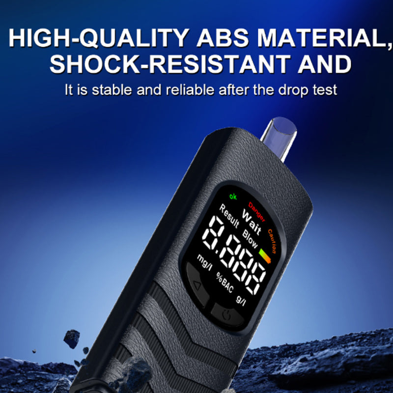📢📢50 % RABATT!! ⏰🚔Nachfüllbarer Alkoholtester mit LCD-Display und Sprachausgabe