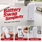 Tragbares Notfall-Ladegerät für Mobiltelefone – Powerbank mit AA-Batterien und LED-Taschenlampe
