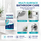 🚿✨Schnell wirkendes Dusch-Entkalkungsspray – Löst hartnäckige Mineralablagerungen und Kalkflecken. Sorgt wieder für einen ungehinderten Wasserfluss und Glanz – einfach aufsprühen und abwischen! 🧼💪