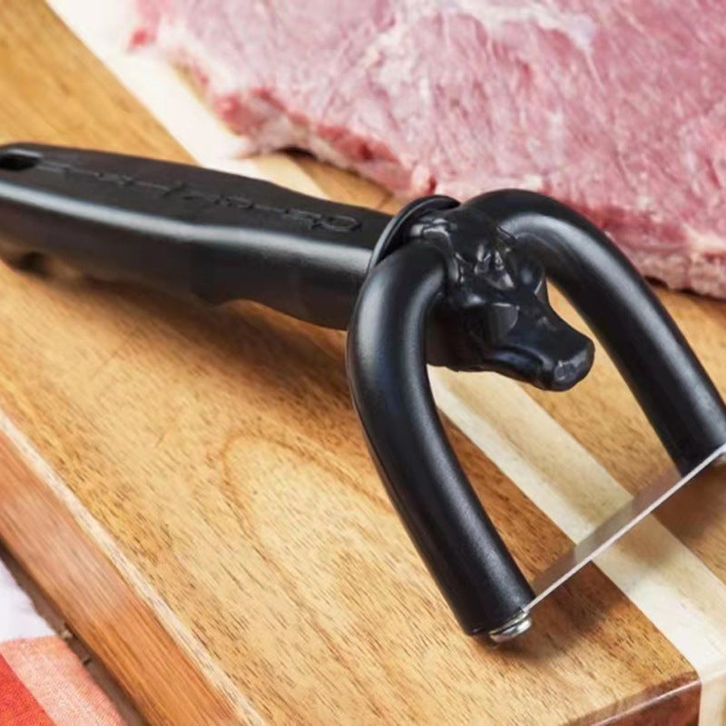 🔥 50 % RABATT! 🥩 Hand‑Fleisch‑Fettentferner für Rind‑ und Schweinefleisch, tragbares Werkzeug zum Entfernen von Fleischfett, einfaches Beschneiden von Brisket, BBQ‑Küchengerät