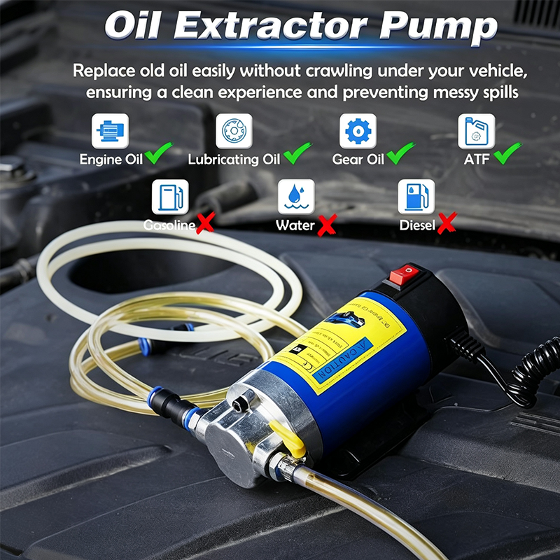 🛍️ 50% RABATT! 🔧 Tragbare 12V-Ölablasspumpe – Kupfermotor, inkl. Schläuche & Box – Ideal für Motor- & Getriebeölwechsel 🚗