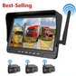 🏆 50 % Rabatt!! 🚛 Fahren Sie mit Zuversicht! Kabellose 1080P HD Rückfahrkamera – Split-Screen-System für LKW & Wohnmobile
