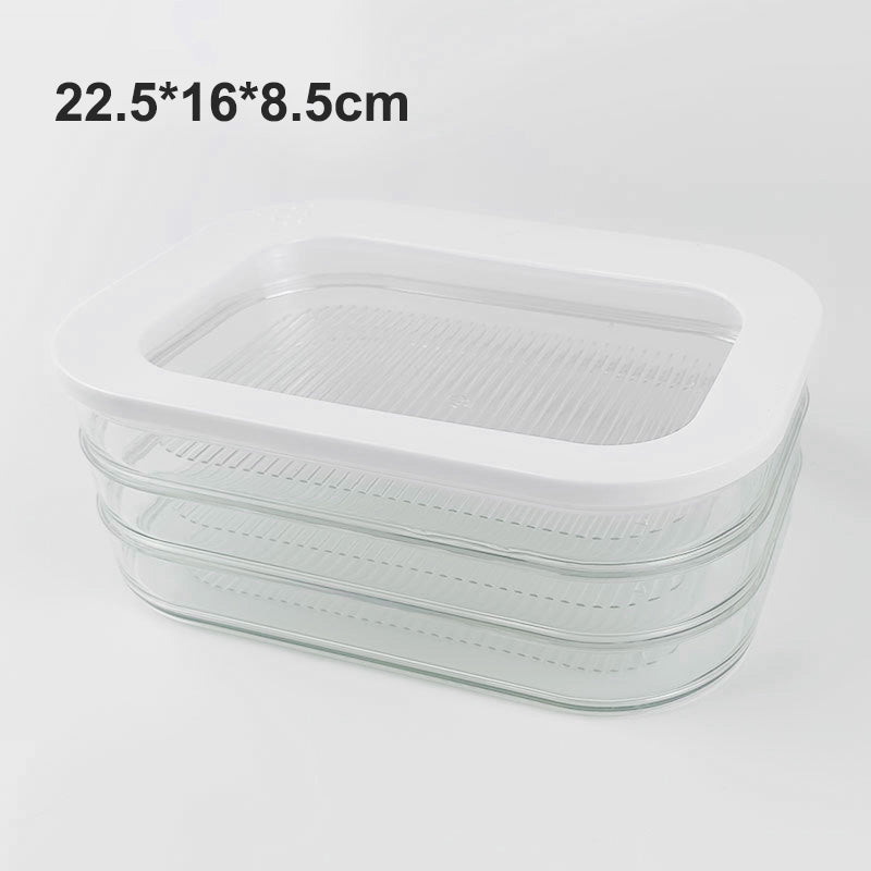 🥗 50% RABATT! 🧊 Frischhaltedose mit Deckel – Transparent, für Kühlschrank & Gefrierfach ✨