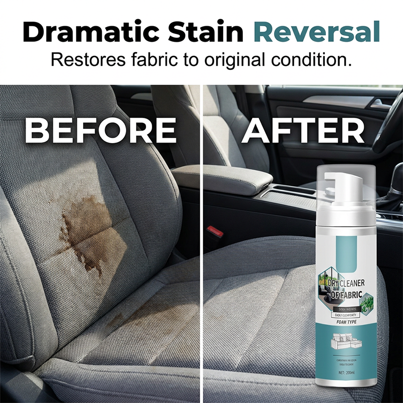 ✨ JETZT 50 % RABATT! !✨Textil-Schaumreiniger ohne Nachspülen – einfach aufsprühen, einwirken lassen, abwischen – keine nassen Polster, kein Warten – ideal für Sofa, Matratze & Auto 🛋️🚗✨