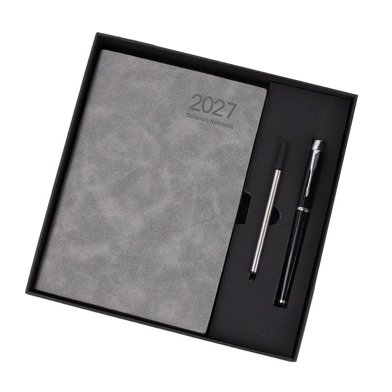 2027 Minimalistisches Notizbuch als Tagesplaner