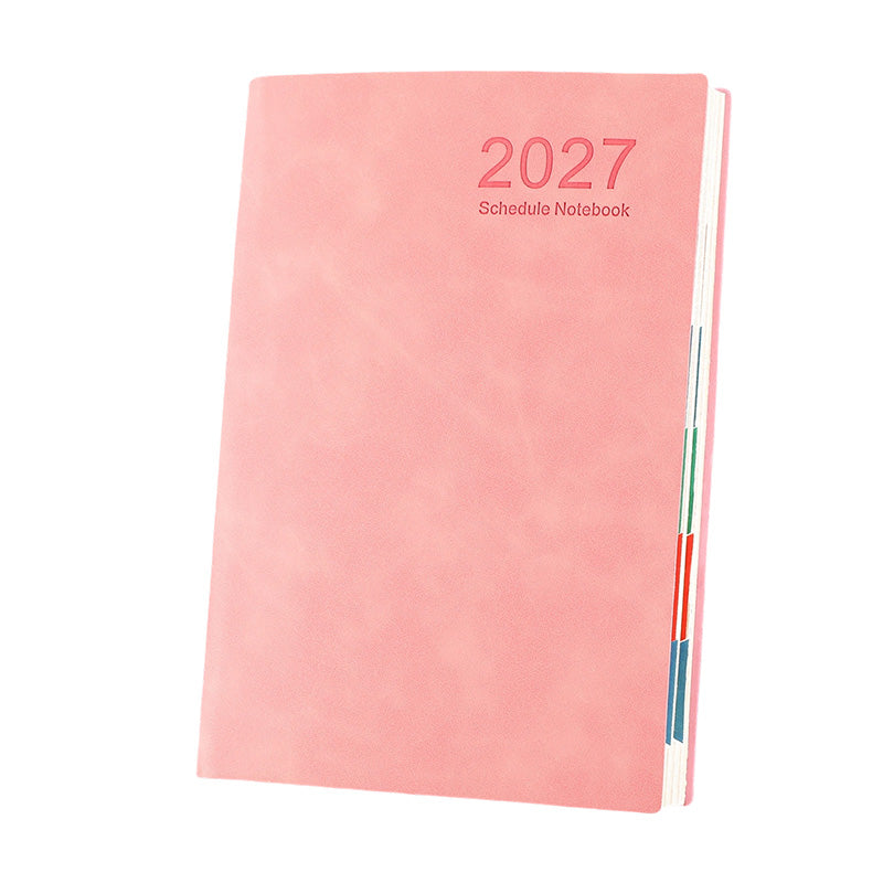 2027 Minimalistisches Notizbuch als Tagesplaner