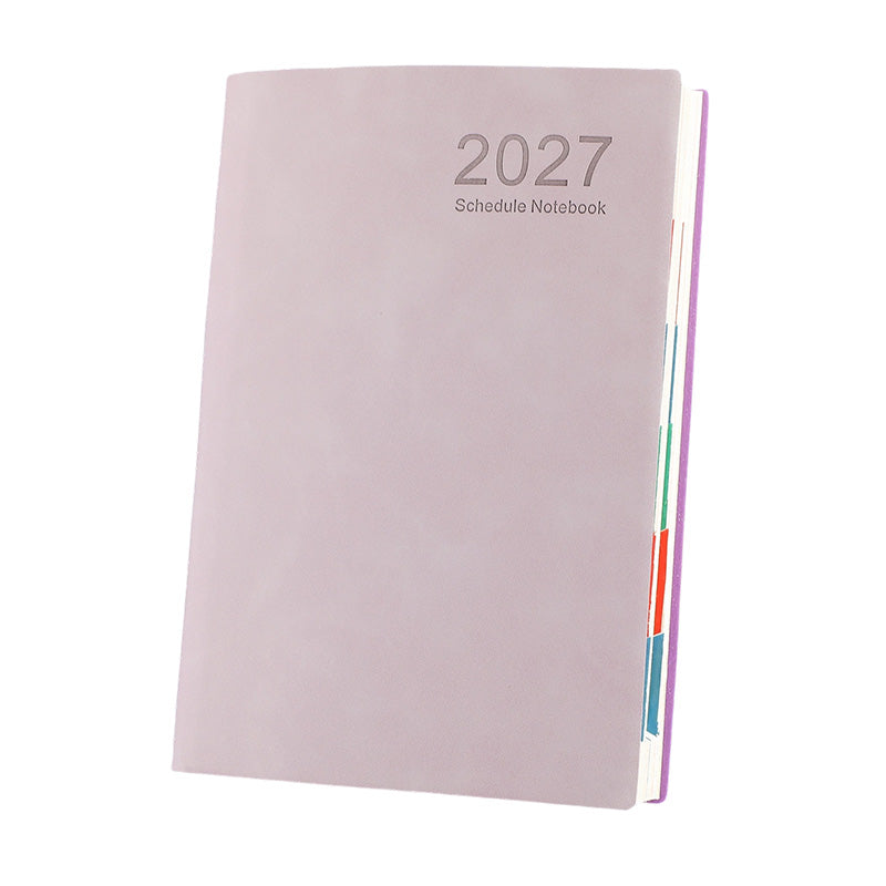 2027 Minimalistisches Notizbuch als Tagesplaner