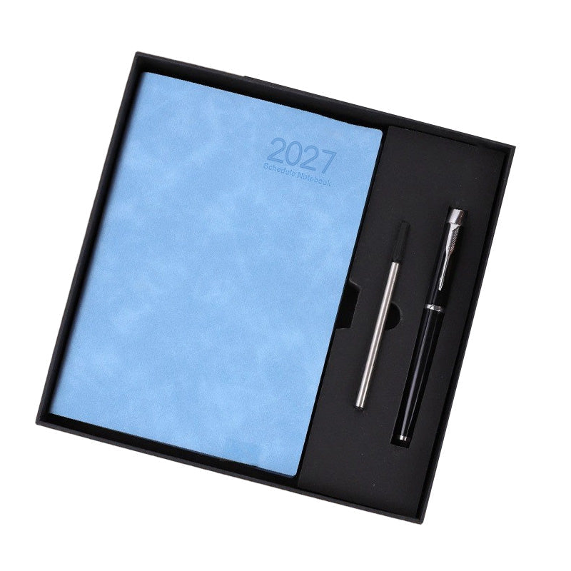 2027 Minimalistisches Notizbuch als Tagesplaner