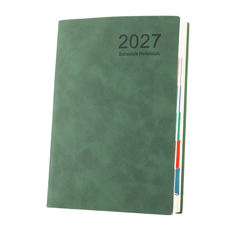 2027 Minimalistisches Notizbuch als Tagesplaner