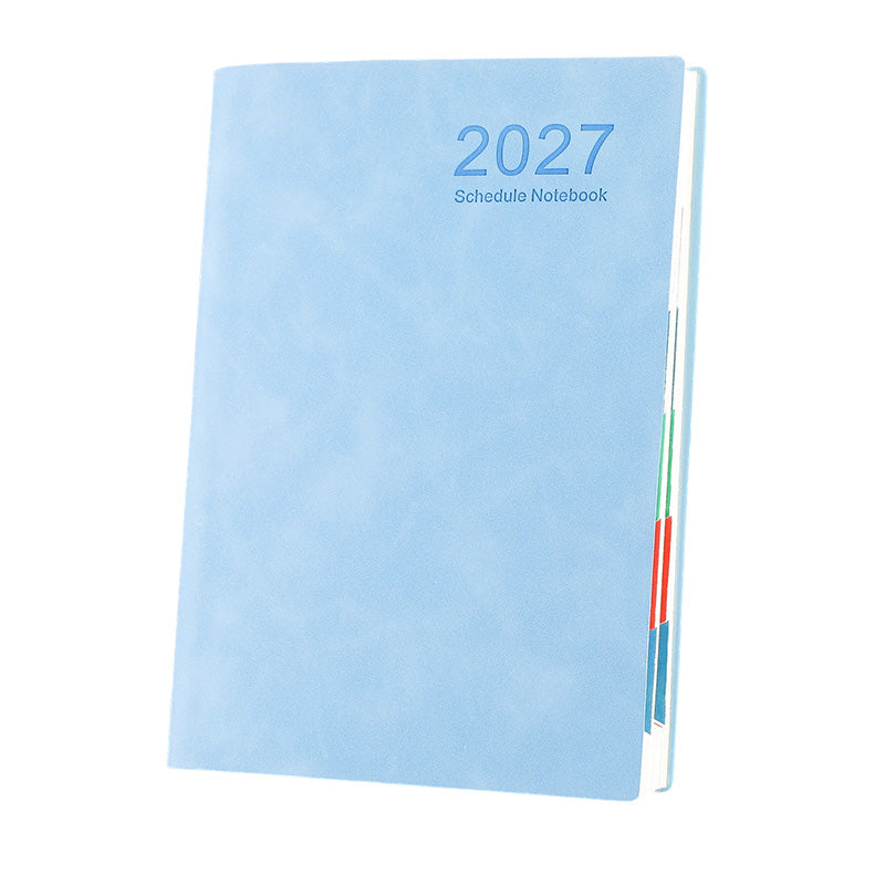 2027 Minimalistisches Notizbuch als Tagesplaner