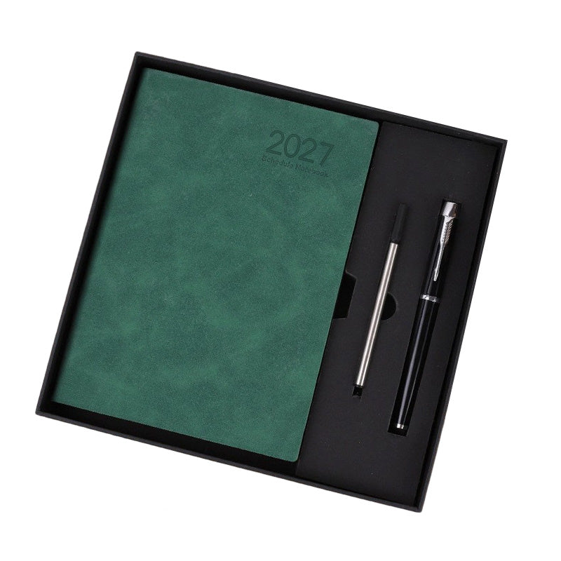 2027 Minimalistisches Notizbuch als Tagesplaner