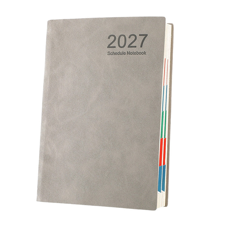 2027 Minimalistisches Notizbuch als Tagesplaner